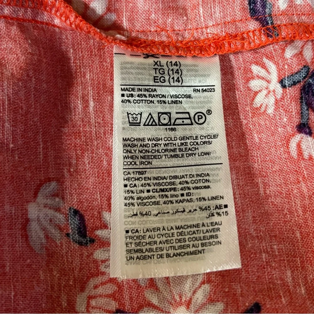 Old Navy Girls Floral Print Tiered‎ Dress